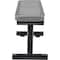 Global Industrial 48L Outdoor Steel Flat Bench, Perforated Metal, Gray 695742GY - alternate 4